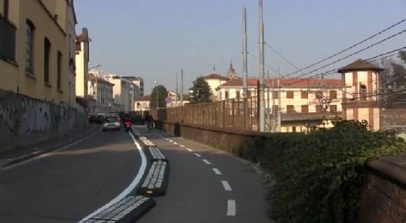 monza pista ciclabile via caduti del lavoro