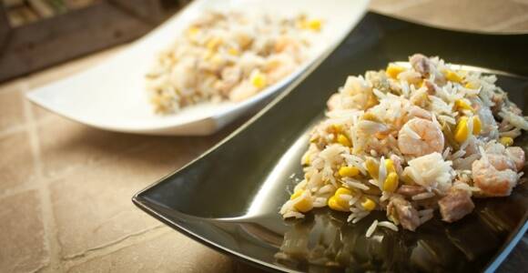 ricetta insalata di riso al profumo di mare foto di roberto bozza