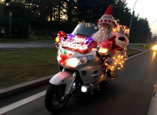 babbo natale - moto - mb