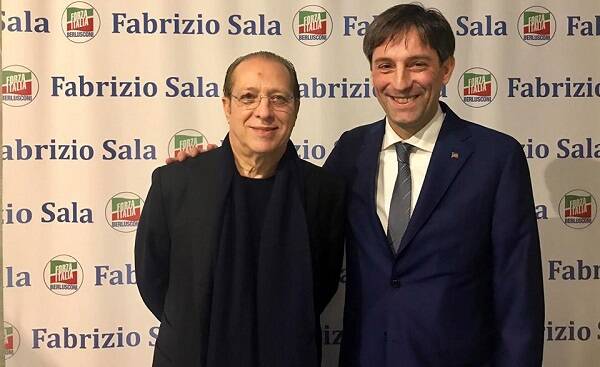 paolo berlusconi con fabrizio sala elezioni 4 marzo 2018