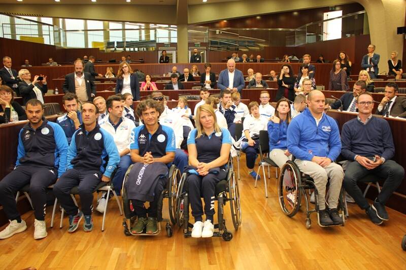 premiazione atleti lombardi paralimpici