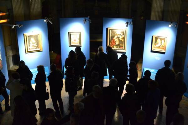 pubblico mostra Da Vinci mb