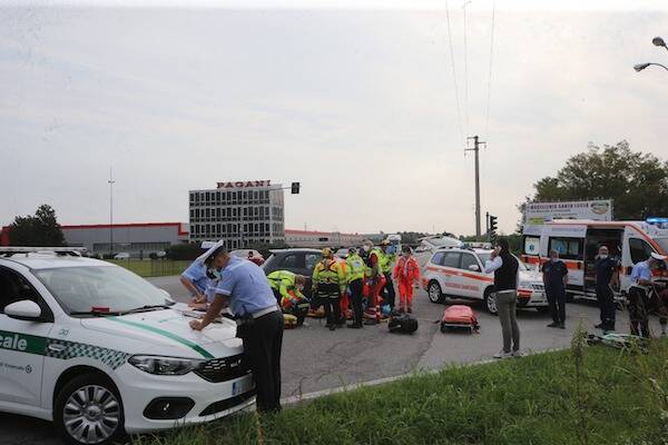 Incidente Pagani Sp45 Vimercate Oreno-mb