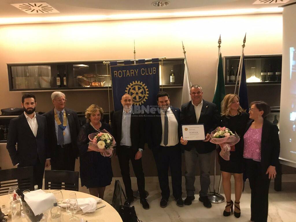 Il Rotary Club Seregno Desio e Carate Brianza premia Egidio Motta del Polaris 