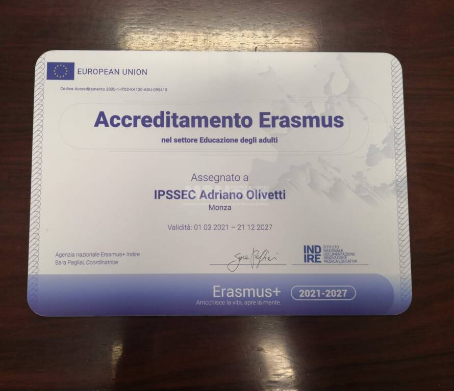 Progetto Erasmus Olivetti