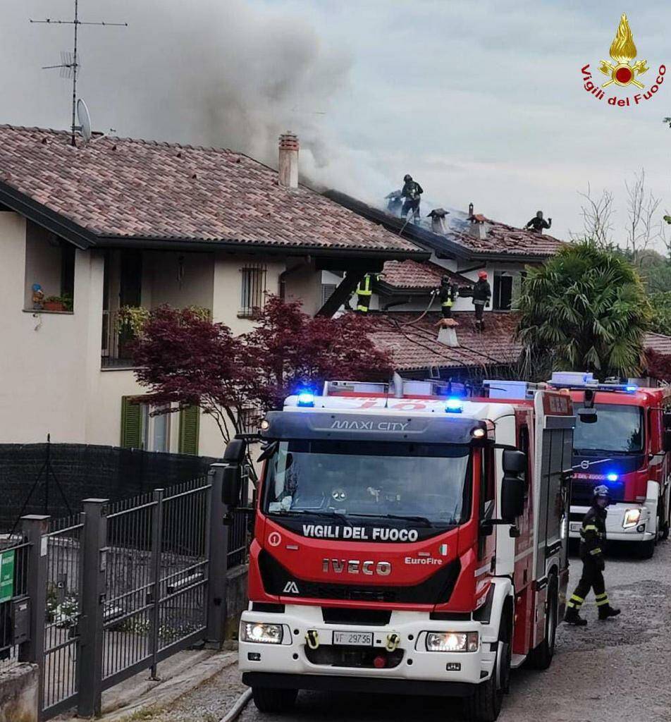 verano in brianza incendio