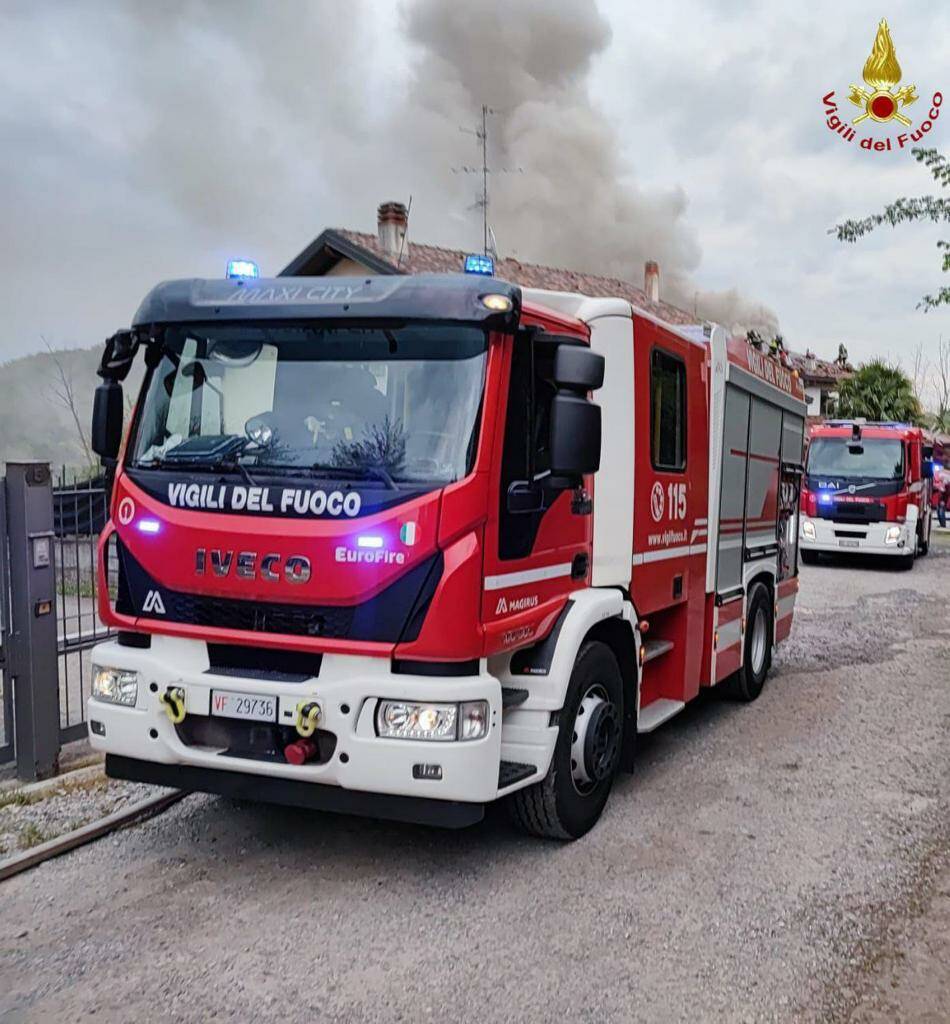 verano in brianza incendio