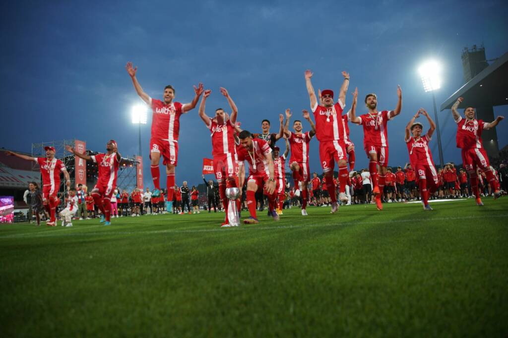 Calcio Monza in Serie A, la festa allo U-Power Stadium