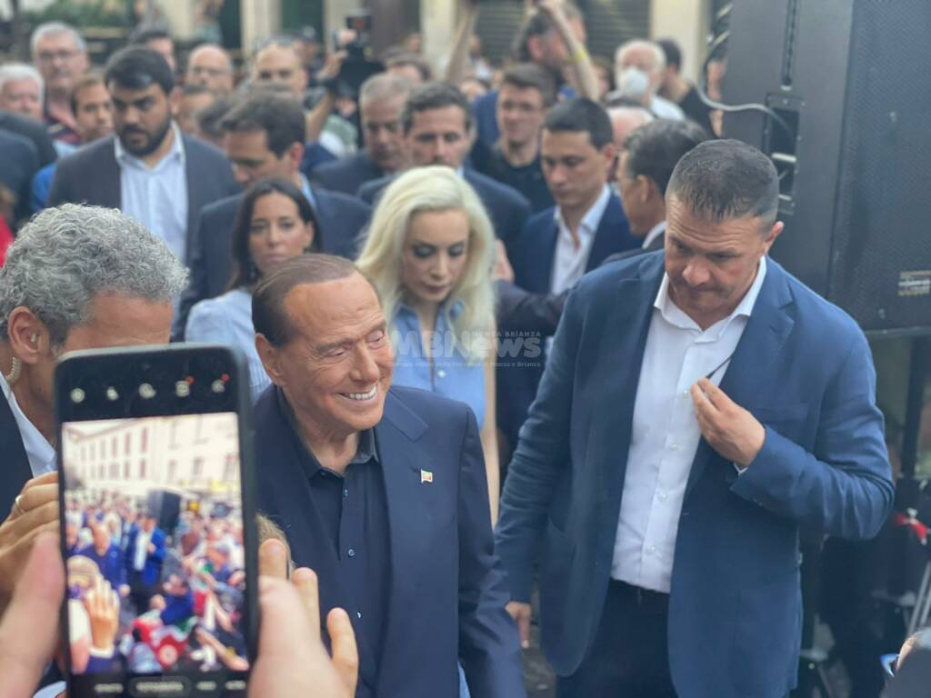 Silvio Berlusconi a Monza per Dario Allevi