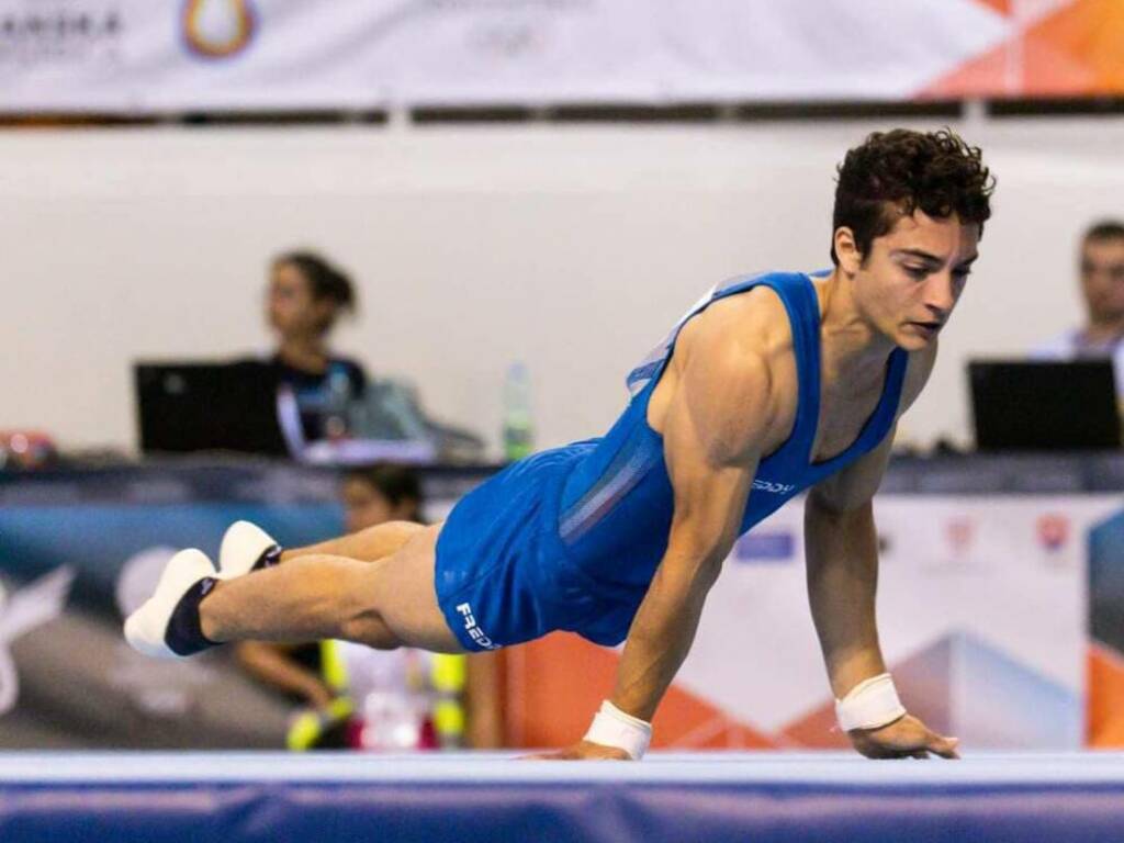 Riccardo Villa ginnasta dell'A.S.D. Ginnastica Pro Carate