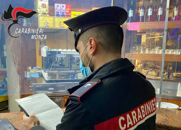 carabinieri controlli bar