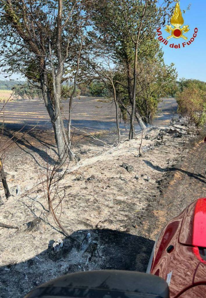 Incendio a Bernareggio