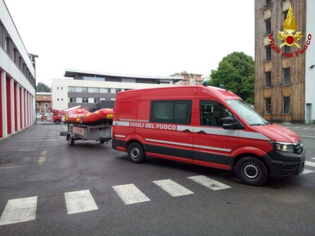 vigili del fuoco monza alluvione Emilia