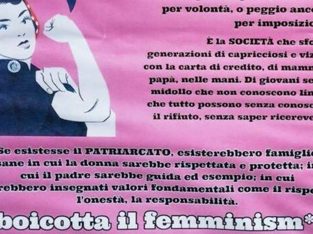 manifesti no femminismo 