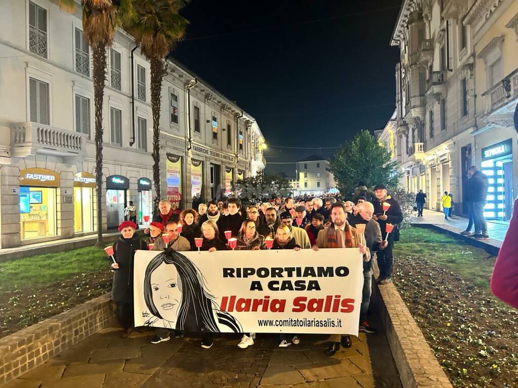 Monza fiaccolata Ilaria Salis